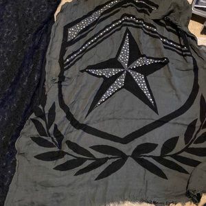 Two express scarfs in new condition on worn a few times